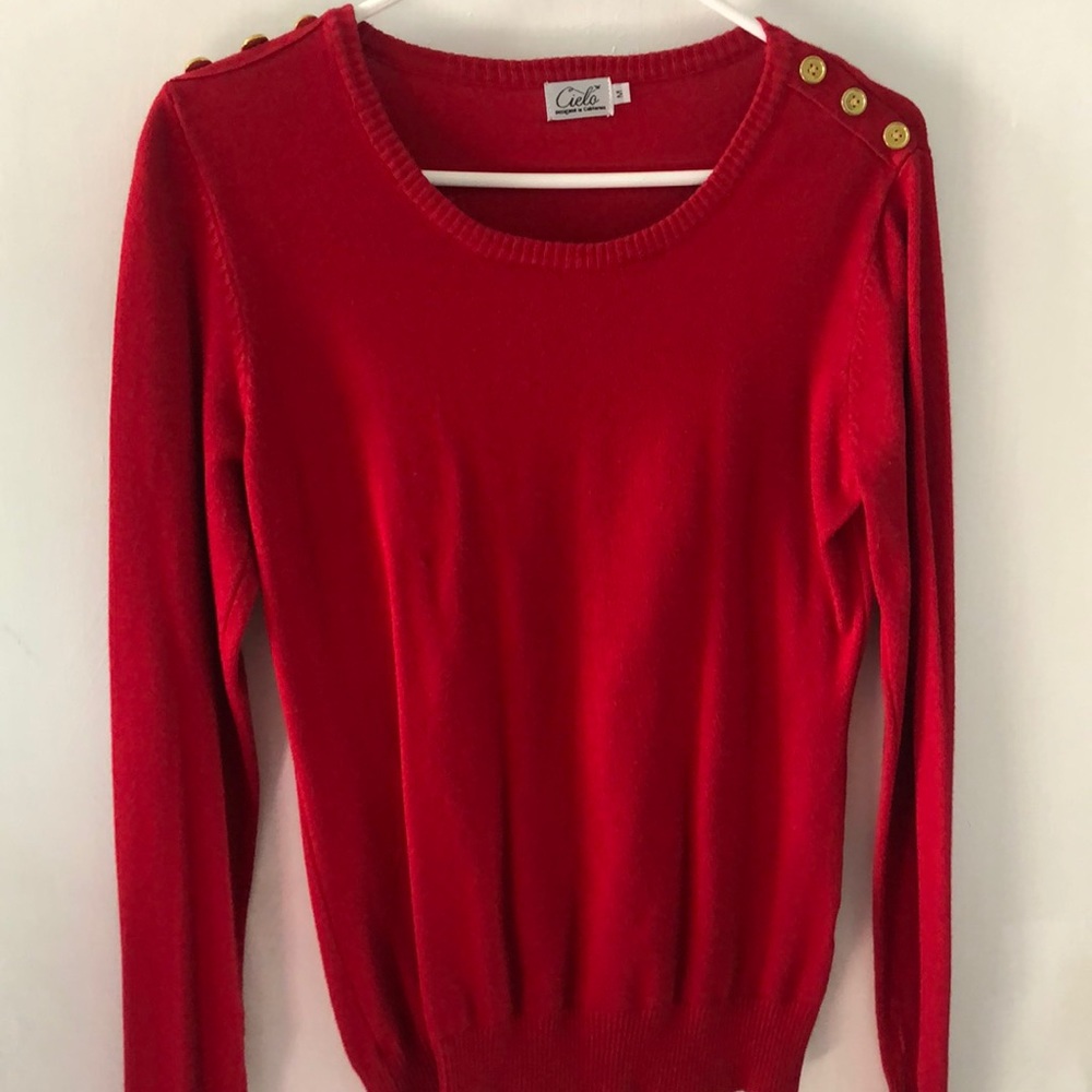 Red  long sleeves